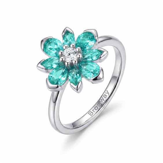 Anello Brosway Donna FANCY - AQUA GREEN in Argento FAG32 - FAG32
